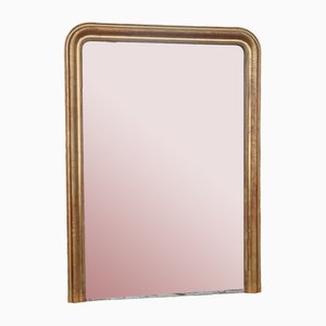 Large Louis Philippe Mirror in Golden Wood