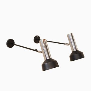 Vintage Wall Arm Lamps from Raak, Set of 2