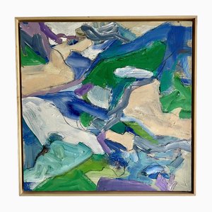 Michael Strain, Outgoing Tide, Acrílico sobre lienzo, Enmarcado