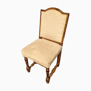 Louis XIII Brown & Beige Chair