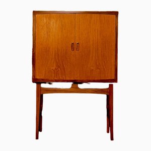 Mid-Century Drinks Cabinet in Afromorsia attributed to Victor Wilkins, 1960s