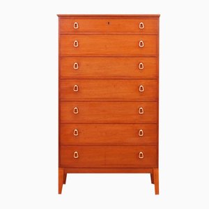 Vintage Danish Mahogany Chest of Drawers, 1970s