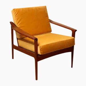 Scandinavian Lounge Chair in Teak by Ib Kofod-Larsen, 1960