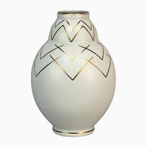 Vase Art Déco en Céramique, 1930s