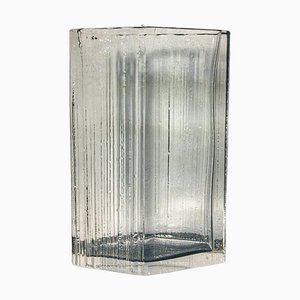 Mid-Century Clear Glass Vase by Tapio Wirkkala, Finland, 1970s