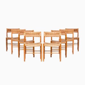 Dordogne Chairs from Sentou, 1950s, Set of 8
