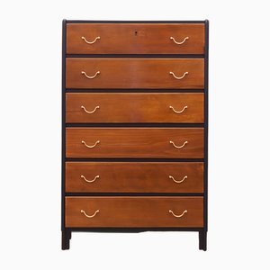 Walnut Chest of Drawers, Denmark, 1960s