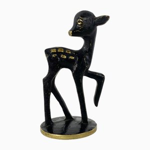 Bronze Bambi Figurine by Hertha Baller, Austria, 1950s