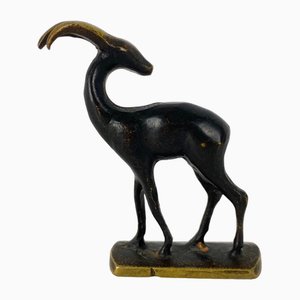 Figurine en Bronze Antilope par Hertha Baller, Autriche, 1950s