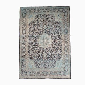 Tapis Vintage en Laine Bleu Marine, 1960s