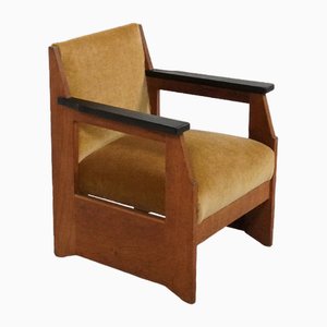 Fauteuil par Hendrik Wouda pour H. Pander & Zn, Pays-Bas, 1930s