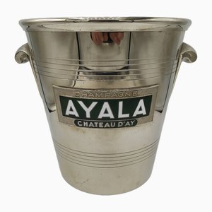 Emaillierter Champagner Eimer von Ayala, 1920er
