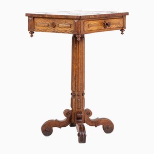 19th Century Pollard Oak Occasional Table