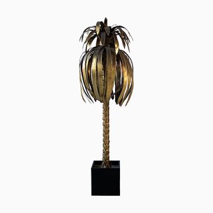Tall Palm Tree Floor Lamp from Maison Jansen, 1960s