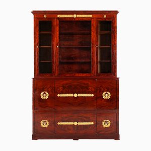 Empire Bookcase with Safe Deposit Box, 1820s