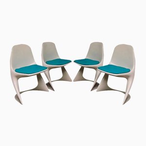 Plastic Casalino Dining Chairs by Alexander Begge for Casala, Set of 4