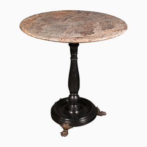 Antique English Country House Side Table in Marble, 1890s