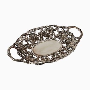 Silver Tray with Basket Details, Milan