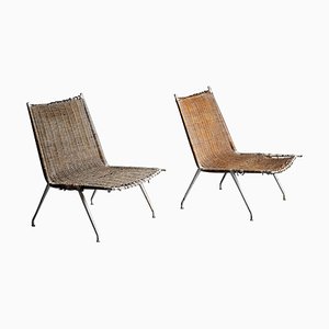 Lounge Chairs by Raoul Guys for Airborne, France, 1950s, Set of 2