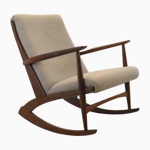 Rocking Chair Boomerang Mid-Century de Søren Georg Jensen, 1950s