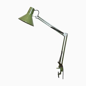 Grüne italienische Vintage Architekten Tischlampe, 1970er