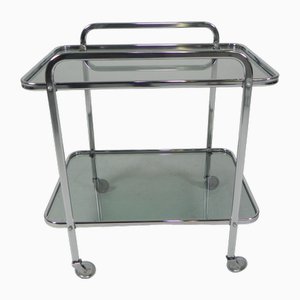 Vintage Chromed Serving Trolley, 1970s