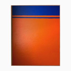 Bodasca, Orange Horizon, Acrylique sur Toile