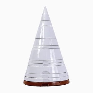 Servicio de mesa piramidal de cerámica atribuido a Pierre Cardin, 1969