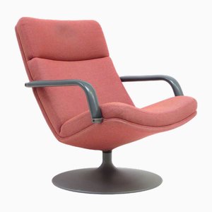 Model F142 Lounge Chair in Pink Upholstery by Geoffrey Harcourt for Artifort, 1970s