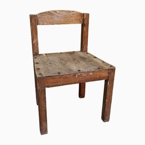 1st Half of the 20th Century French Wooden Childrens Chair, 1930s