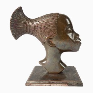 Bronze Bust in the style of Karl Hagenauer, 1940s