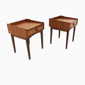 Comodini in teak, Svezia, anni '60, set di 2