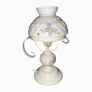 Lampe de Bureau Vintage en Porcelaine