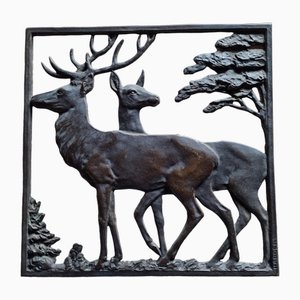 Bronze Wall Plaque by Hans Harders