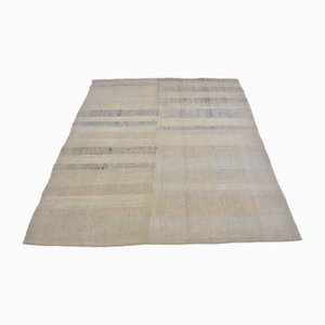 Alfombra Kilim de cáñamo Oshak decorativa de Anatolia, años 60