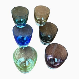 Mid-Century German Space Age Colorful Shot Glasses from Gral, 1960s, Set of 5