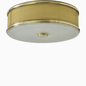 Mid-Century French Ceiling or Wall Lamp from Arlus, 1950s