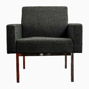 Fauteuil en Tissu Noir et Blanc de Gelderland, 1960s