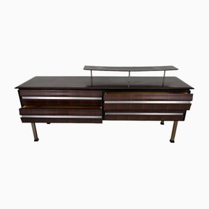 Cassettiera in legno e alluminio di La Permanente Mobili Cantù, Italia, anni '60