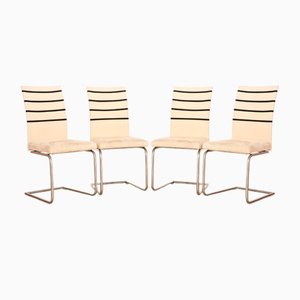 Valentina Chairs in Cream Fabric from Venjakob, Set of 4