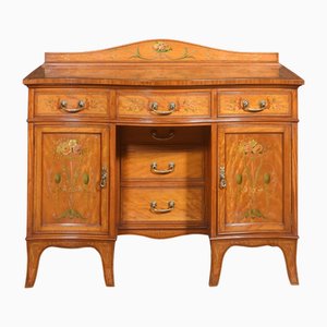 Painted Satinwood Dressing Table, 1890s