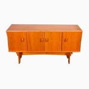 Gouge-Worked Pine Sideboard, 1960s