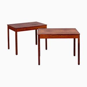 Mid-Century Modern Rosewood Side Tables by Yngvar Sandström, 1960s, Set of 2