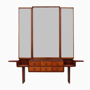 Console Table with Mirror, Italy, 1950s