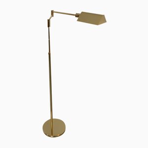 Adjustable & Dimmable Brass Floor Lamp from Fratelli Martini, Italy, 1970s