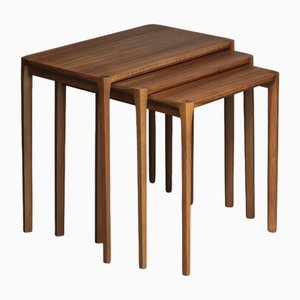 Tables Gigognes par Rex Raab pour Wilhelm Renz, Allemagne, 1960s, Set de 3