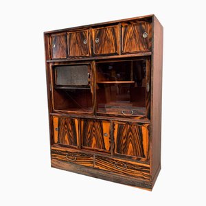 Japanischer Mid-Century Cha Tansu Shōwa Teeschrank, 1930er