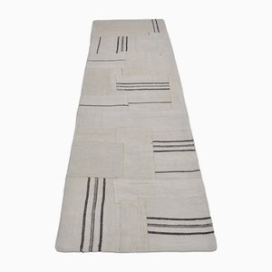 Tappeto Kilim Runner vintage in lana, anni '60