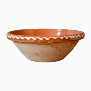 Large Vintage Terracotta Bowl