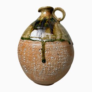 Brocca Shigaraki Mid-Century in ceramica smaltata, Giappone, anni '60
